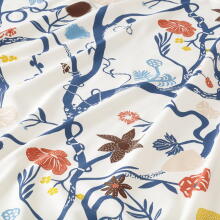 La Bebe™ Maternity Pillow Cotton Sì -Duo Art.50608147 Nordic Branches. Многофункциональная подушка/подкова для беременных  с наполнителем memory foam