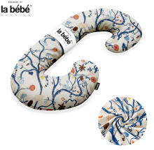 La Bebe™ Maternity Pillow Cotton Sì -Duo Art.50608147 Nordic Branches. Многофункциональная подушка/подкова для беременных  с наполнителем memory foam