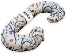 La Bebe™ Maternity Pillow Cotton Sì -Duo Art.50608147 Nordic Branches. Многофункциональная подушка/подкова для беременных  с наполнителем memory foam