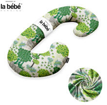 La Bebe™ Maternity Pillow Cotton Sì -Duo Art.20608166 Nordic Forest. Daudzfunkcionāls spilvens/pakavs grūtniecēm, ar memory foam