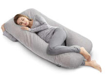 La Bebe™ Cushy Maternity Pillow Art. 20608166 Nordic Forest. Daudzfunkcionāls spilvens grūtniecēm (U Shaped), sintepona pildīšana, 155x80cm