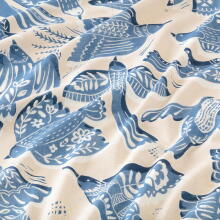 La Bebe™ Cushy Maternity Pillow Art. 90612661 Nordic Birds. Daudzfunkcionāls spilvens grūtniecēm (U Shaped), sintepona pildīšana, 155x80cm