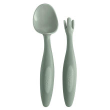 Toddler cutlery set, Sage, b.box