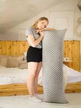 La Bebe™ Easy Maternity Pillow 90612661 Nordic Birds. Memory Foam 135 x 40 cm