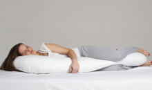 La Bebe™ Easy Maternity Pillow Art. 20608166 Nordic Forest. Memory Foam  Многофункциональная подушка для сна с наполнителем из Memory Foam (особенно мягкий и тихий наполнитель) 135 x 40 cm