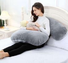 La Bebe™ Flopsy Pillow Art.60608156 Nordic Bloom. Cotton Nursing Maternity, 180 см