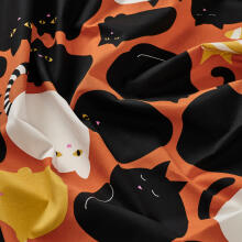 La Bebe™ Flopsy Pillow Art.30579834 Nordic Cats. Cotton Nursing Maternity, 180 см