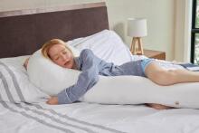 La Bebe™ Flopsy Memory Pillow Art.80579822 Nordic Stones. Cotton Nursing Maternity grūtnieču pakaviņš spilvens ar pārvalku [2 pārvalki], Memory foam pildīšana,180 см
