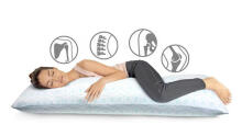 La Bebe™ Easy Maternity Pillow Art.20608144 Nordic Night.Многофункциональная подушка для сна с наполнителем из синтепона (синтепух,особенно мягкий и тихий) 135 x 40 cm