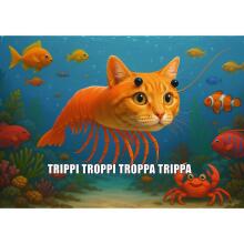 TREFL BRAINROT Пазл Триппи Троппи Троппа Триппа, 200 шт.
