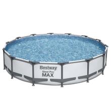 Bestway 56595 427 x 84 cm 17-in-1 Frame Pool + Bubble Machine FREE