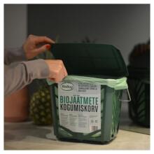Biowaste basket MaxAir 7L 24x19.7x20.5cm green
