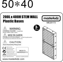 MASTERKIDZ Wall Panel Educational STEM Board 40x20 cm Without Mounting Panel