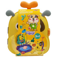 WOOPIE 3-in-1 smilšu komplekts koferis kucēns + ūdens rotaļlieta - 3 gabali