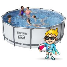 Bestway 5618W 11-в-1 каркасный бассейн 396 x 122 см