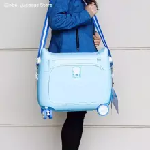 Multifunctional Children Luggage  Suitcase Art.276172 Pink  Čemodāniņš-sēdeklis ar riteņiem 3in1