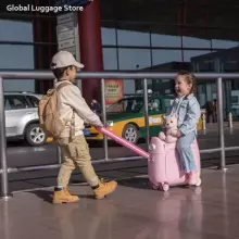 Multifunctional Children Luggage  Suitcase Art.276173 Blue  Čemodāniņš-sēdeklis ar riteņiem 3in1