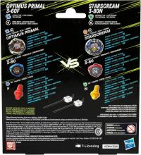 Beyblade X Transformers Collab Optimus Primal 3-60F Art.276956 Beyblade Spinner,2 psc