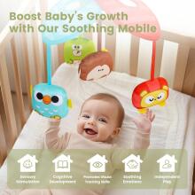 Cute Stone Baby Mobile Art.276959  Музыкальная карусель с мягкими игрушками