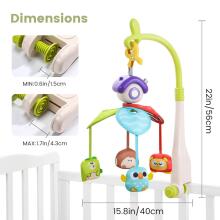 Cute Stone Baby Mobile Art.276959  Музыкальная карусель с мягкими игрушками