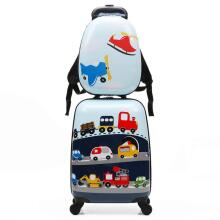 Vehicles Suitcase+Backpack  Art.BC-P-002  Children's suitcase on wheels