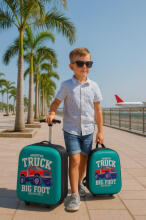 Truck Suitcase+Backpack  Art.BC-ZIE-003  Čemodans ar riteņiem+soma