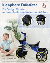 Kriddo Tricycle 2 in 1 Art.277007 Kids tricycle