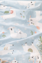 La bebe™ Cotton Nappy Wild life Art.156121 Пелёнка из натурального хлопка 78х72 cm