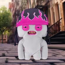 Fuggler Fugg Life 22 cm Plush Toy (Squidge) by ZURU - Funny Ugly Monster Cuddly Toy with Human-like Teeth, Crazy Collectible for Kids, Teens