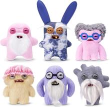 Fuggler Old Fogies 22 cm Plush Toy (Squidge) by ZURU - Funny Ugly Monster Cuddly Toy with Human-like Teeth, Crazy Collectible for Kids, Teens