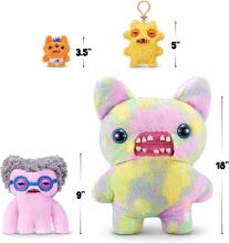 Fuggler Old Fogies 22 cm Plush Toy (Squidge) by ZURU - Funny Ugly Monster Cuddly Toy with Human-like Teeth, Crazy Collectible for Kids, Teens