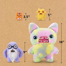 Fuggler Old Fogies 22 cm Plush Toy (Mr Needles) by ZURU - Funny Ugly Monster Cuddly Toy with Human-like Teeth, Crazy Collectible for Kids, Teens