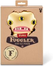 Fuggler Gold Fuggs 22 cm Plush Toy (Reeko - fully gold) by ZURU - Funny Ugly Monster Cuddly Toy with Human-like Teeth, Crazy Collectible for Kids, Teens