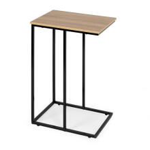 Mobile side table for a laptop, metal frame ModernHome