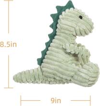 Apricot Lamb - Dinosaur Cuddly Toy 22cm - Plush Toy For Children and Babies - Fluffy Stuffed Dino Cuddly Toy