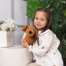 Apricot Lamb - Cuddly Toy Clare Dachshund 34 cm - Soft Dog Plush Toy Gift for Children (light brown)