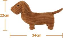 Apricot Lamb - Cuddly Toy Clare Dachshund 34 cm - Soft Dog Plush Toy Gift for Children (light brown)