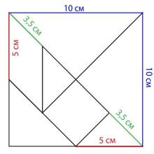 Wooden Toys Puzzle Art.277455 Tangram Jigsaw Деревянный пазл