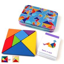 Wooden Toys Puzzle Art.277455 Tangram Jigsaw Деревянный пазл