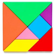Wooden Toys Puzzle Art.277455 Tangram Jigsaw Деревянный пазл