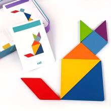 Wooden Toys Puzzle Art.277455 Tangram Jigsaw Деревянный пазл