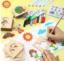 Wooden Drawing Stencil Kit Art.277480