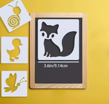 Wooden Drawing Stencil Kit Art.277480