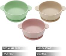 PandaEar  Silicone Bowl Art.277483 Силиконовая тарелка,3 шт