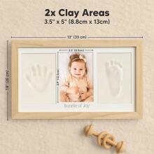 Huborns Art for Baby Art.277490 Hand and Foot print natural Рамочка тройная