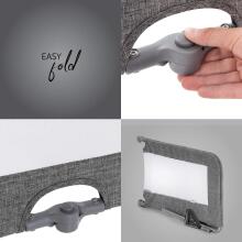 Hauck Sleep N Safe Plus XL Bed Art.277510 Grey Melange барьер для кроватки 150 x 50 x 44