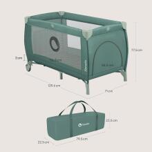 Lionelo Stefi Plus Art.277513 Green Манеж-кровать для путешествий