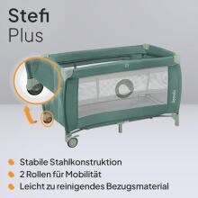 Lionelo Stefi Plus Art.277513 Green Манеж-кровать для путешествий