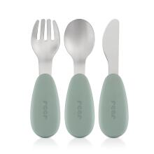 Reer Silicone Stainless Steel Cutlery Art.277532 Столовые приборы  (3 шт.)