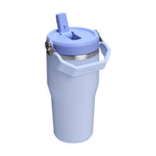 Thermo mug with straw The IceFlow Flip Straw 2.0 Tumbler 0.59L light blue